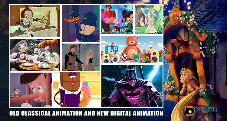 Survey on the Transition of Old Classical Animation and New Digital