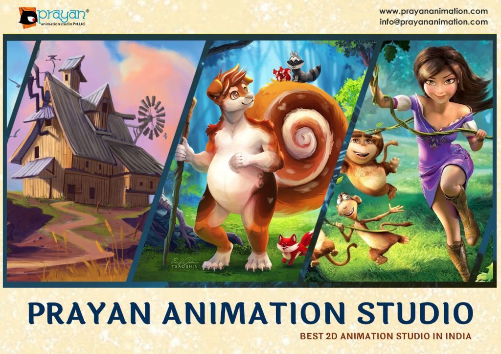 Best 2d Animation Studio in India | Prayan Animation