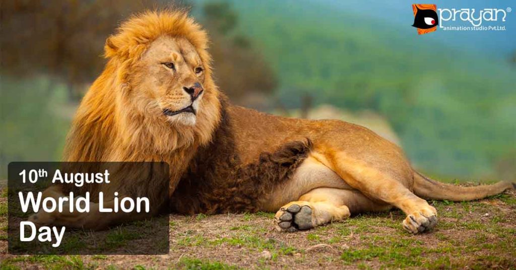 10th August World Lion Day Raise Awareness • Prayan Animation