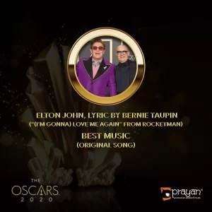 Elton John, Lyric by Bernie Taupin at 92nd Academy Awards
