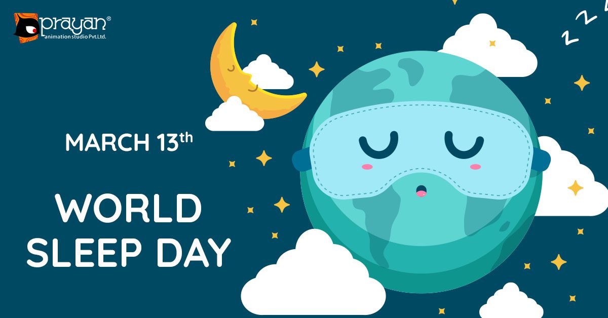18th March World Sleep Day • Prayan Animation