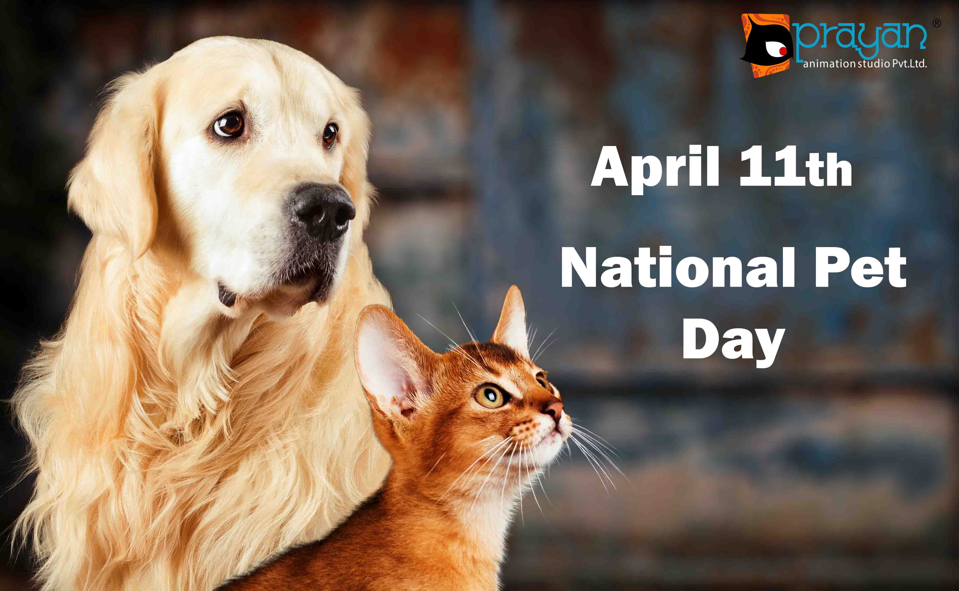 11th April National Pet Day • Prayan Animation