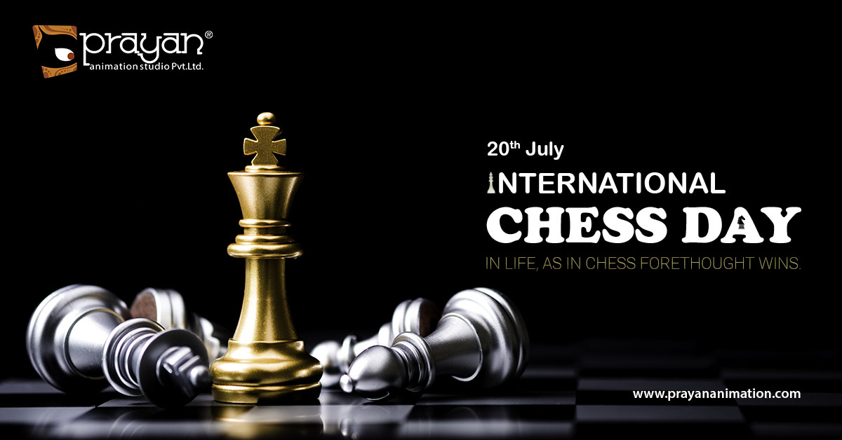 July 20th International Chess Day 2021 • Prayan Animation