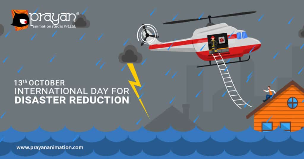 October 13: International Day for Disaster Reduction 2021 | Prayan Animation