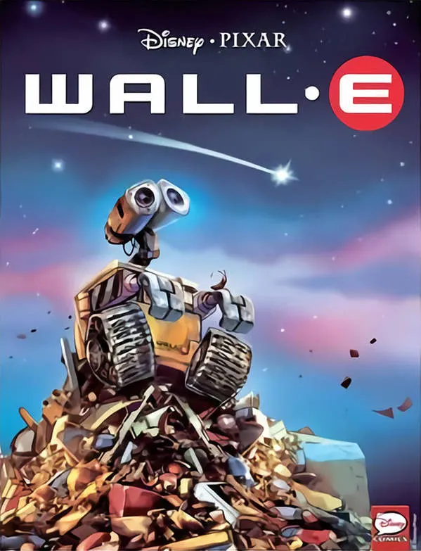 Wall E, A famous animation movie by Disney, Pixar