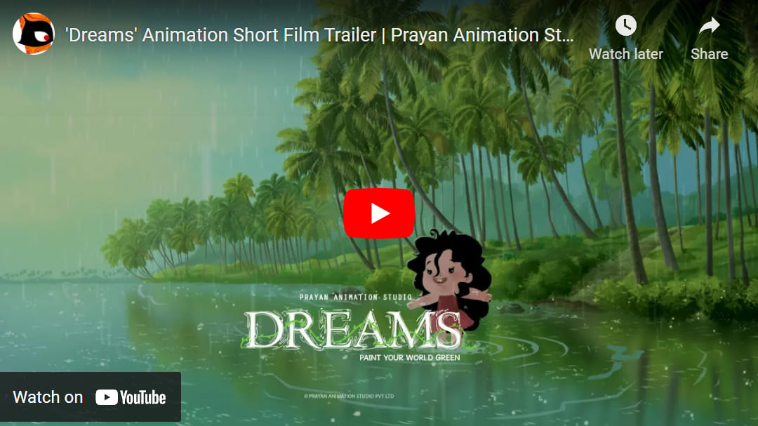 prayan animation dreams trailer